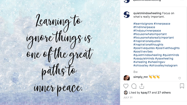 Social Media – Quiet Minds Instagram